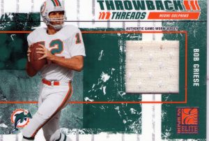 Bob Griese – Authentic Game-Worn Jersey Card Product Image