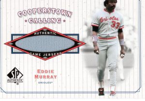 Eddie Murray Authentic Game Jersey Card Product Image